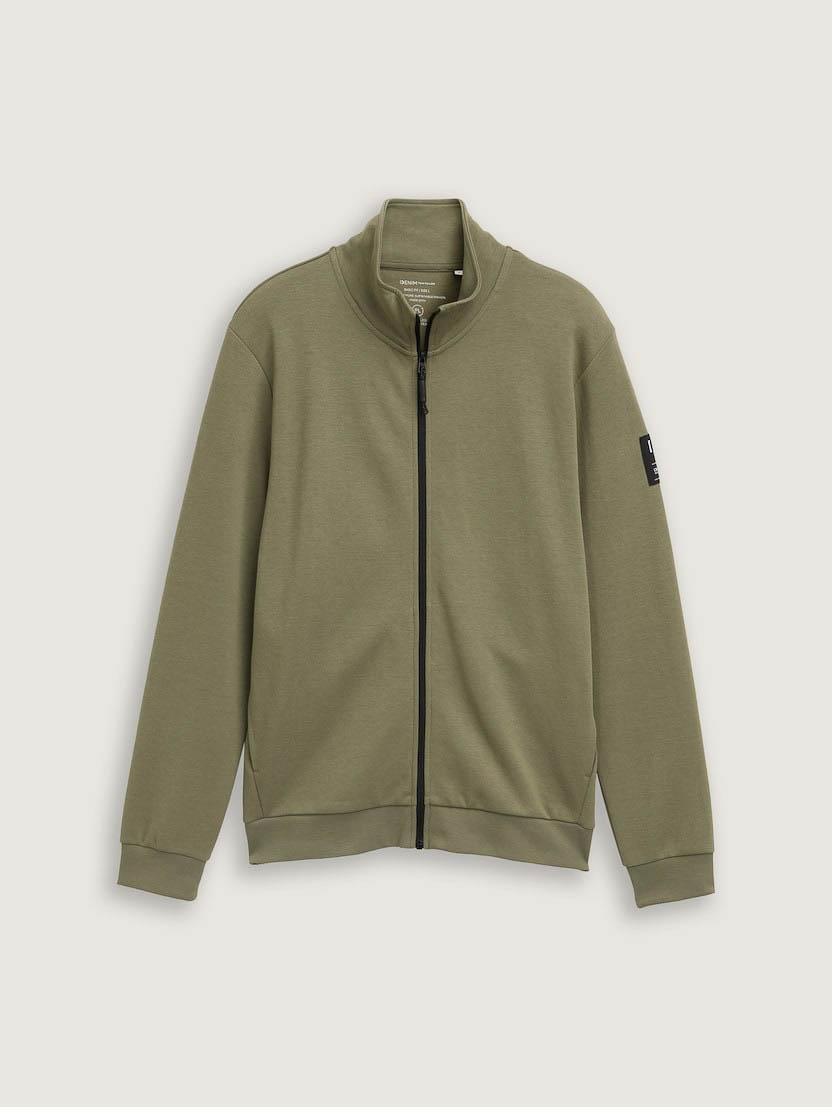 Tom Tailor Stand Up Collar Sweat Jacket
