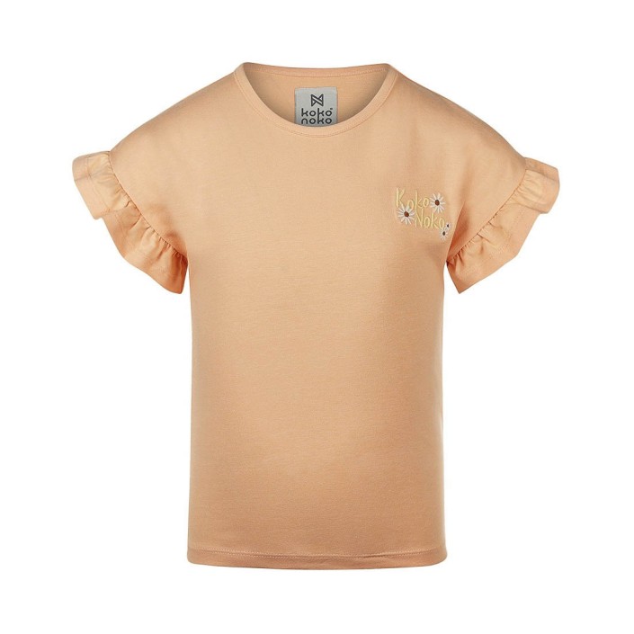 Koko Noko Ki T-shirt ss peach | Freewear Ki T-shirt ss - www.freewear.nl - Freewear