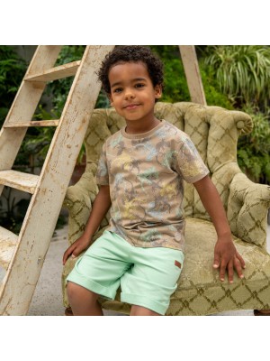 Koko Noko Ki T-shirt ss salamander taupe | Freewear Ki T-shirt ss salamander - www.freewear.nl - Freewear