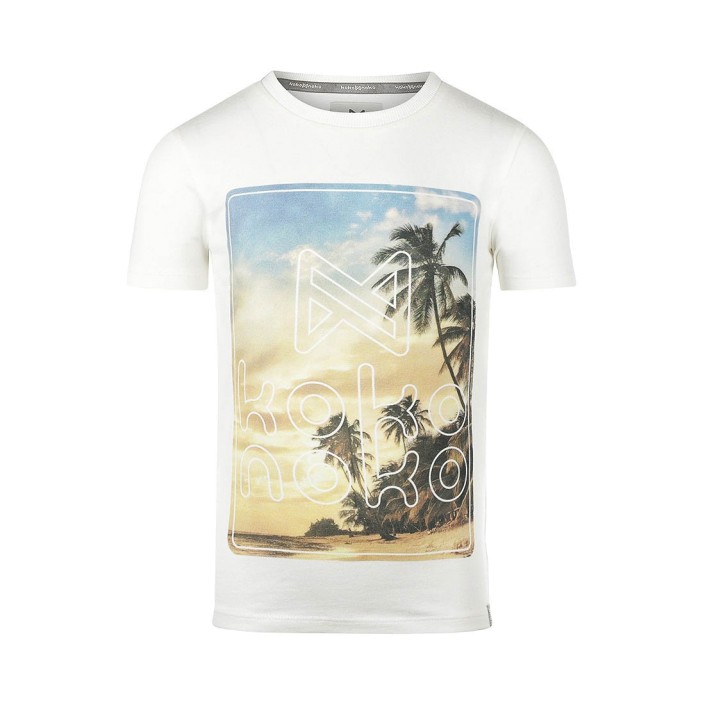 Koko Noko Ki T-shirt ss foto off white | Freewear Ki T-shirt ss foto - www.freewear.nl - Freewear