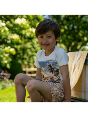 Koko Noko Ki T-shirt ss foto off white | Freewear Ki T-shirt ss foto - www.freewear.nl - Freewear