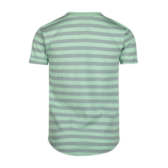 Koko Noko Ki T-shirt ss streep mint | Freewear Ki T-shirt ss streep - www.freewear.nl - Freewear