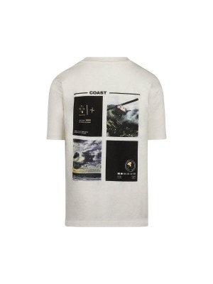 No Way Monday Ki T-shirt ss off white | Freewear Ki T-shirt ss - www.freewear.nl - Freewear