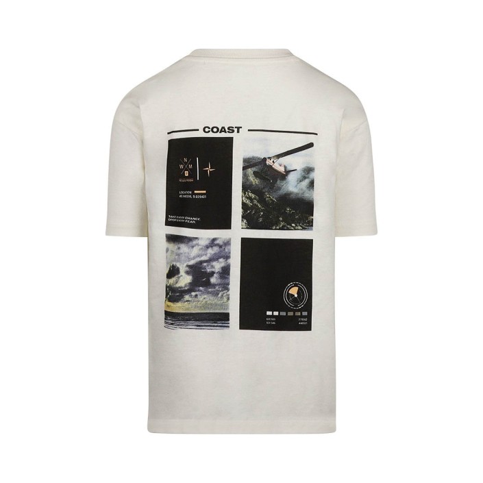 No Way Monday Ki T-shirt ss off white | Freewear Ki T-shirt ss - www.freewear.nl - Freewear