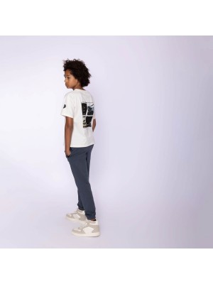 No Way Monday Ki T-shirt ss off white | Freewear Ki T-shirt ss - www.freewear.nl - Freewear