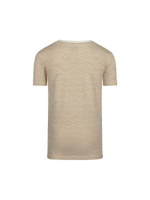 No Way Monday Ki T-shirt print ecru | Freewear Ki T-shirt print - www.freewear.nl - Freewear