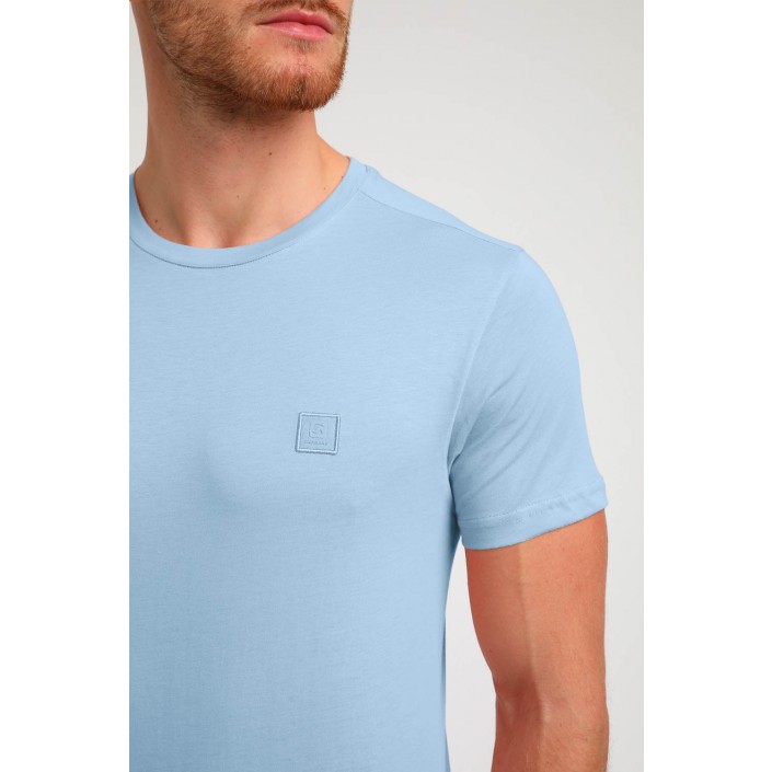 Gabbiano Premium Basic T-shirt bright blue | Freewear Premium Basic T-shirt - www.freewear.nl - Freewear