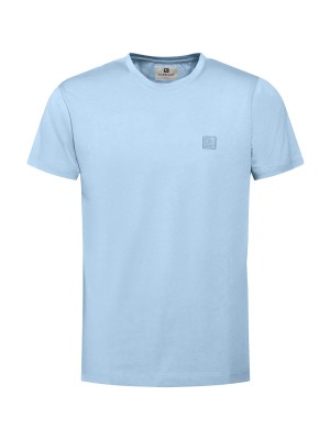 Gabbiano Premium Basic T-shirt bright blue | Freewear Premium Basic T-shirt - www.freewear.nl - Freewear
