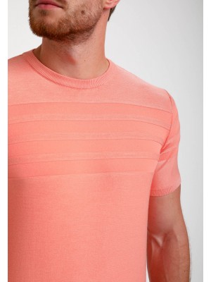 Gabbiano T-shirt light coral | Freewear T-shirt - www.freewear.nl - Freewear