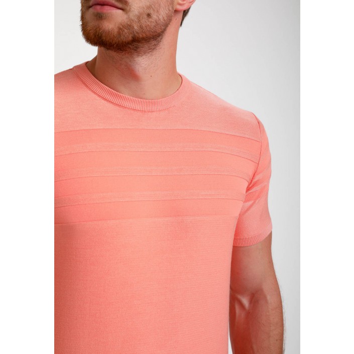 Gabbiano T-shirt light coral | Freewear T-shirt - www.freewear.nl - Freewear