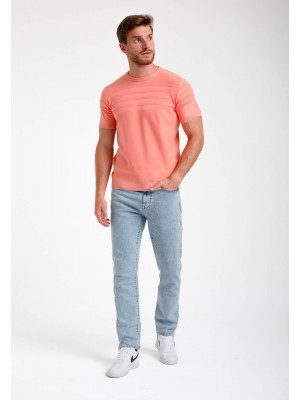 Gabbiano T-shirt light coral | Freewear T-shirt - www.freewear.nl - Freewear
