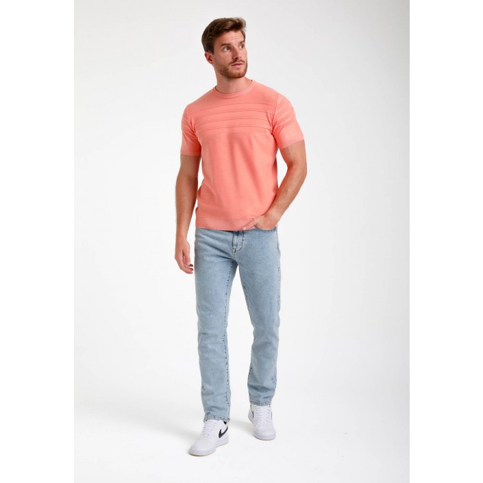 Gabbiano T-shirt light coral | Freewear T-shirt - www.freewear.nl - Freewear
