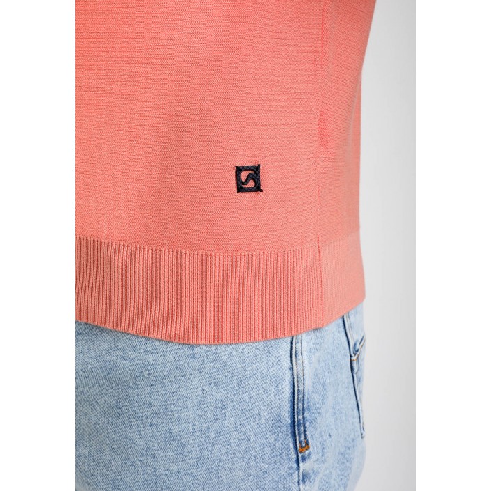 Gabbiano T-shirt light coral | Freewear T-shirt - www.freewear.nl - Freewear