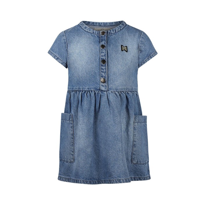 Koko Noko Ki Jeans Dress ss blue jeans | Freewear Ki Jeans Dress ss - www.freewear.nl - Freewear