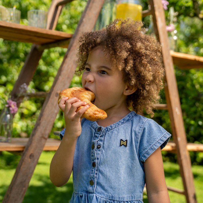 Koko Noko Ki Jeans Dress ss blue jeans | Freewear Ki Jeans Dress ss - www.freewear.nl - Freewear