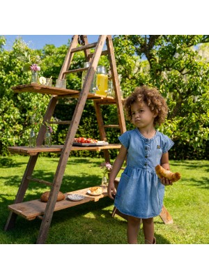 Koko Noko Ki Jeans Dress ss blue jeans | Freewear Ki Jeans Dress ss - www.freewear.nl - Freewear
