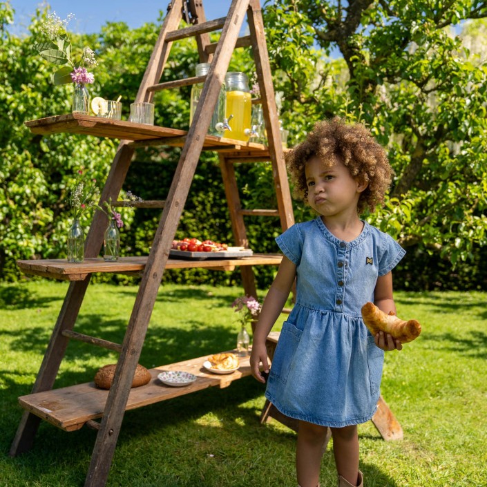 Koko Noko Ki Jeans Dress ss blue jeans | Freewear Ki Jeans Dress ss - www.freewear.nl - Freewear