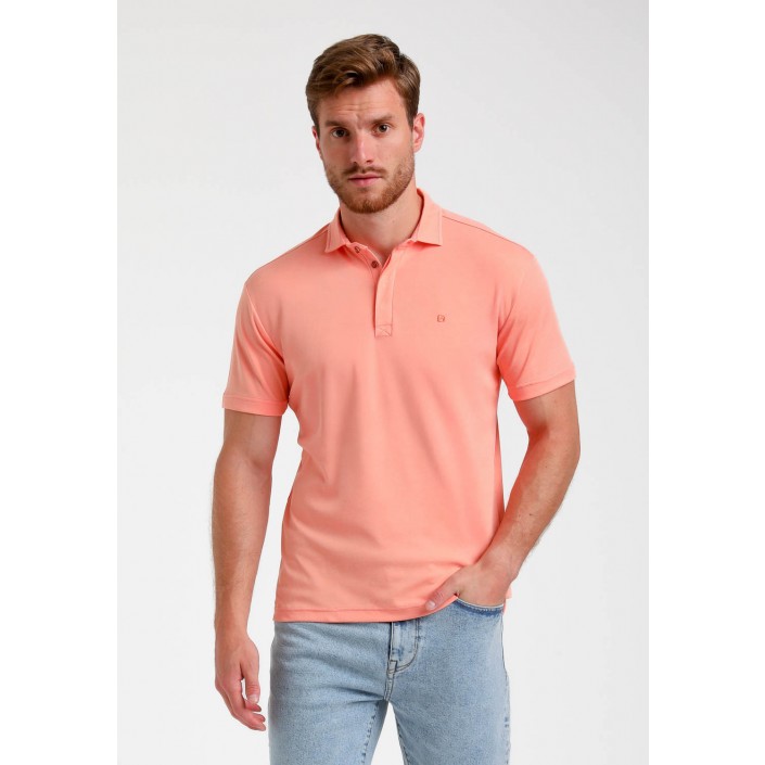 Gabbiano Polo ss light coral | Freewear Polo ss - www.freewear.nl - Freewear