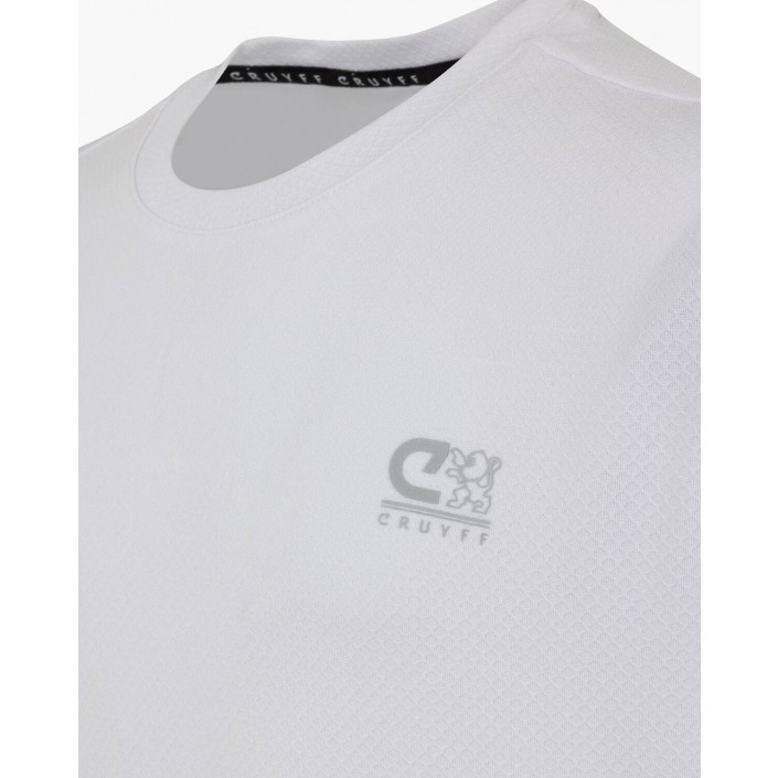 Cruyff Ki Blaze T-shirt wit | Freewear Ki Blaze T-shirt - www.freewear.nl - Freewear