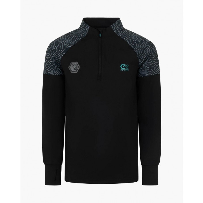 Cruyff Ki Icon zip top blue | Freewear Ki Icon zip top - www.freewear.nl - Freewear
