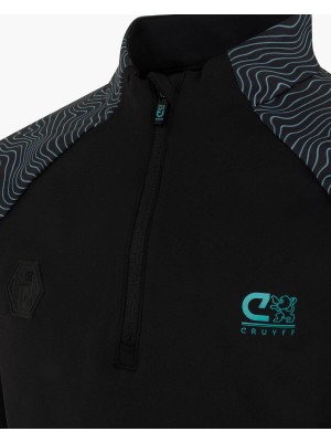 Cruyff Ki Icon zip top blue | Freewear Ki Icon zip top - www.freewear.nl - Freewear