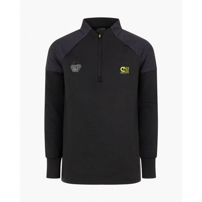 Cruyff Ki Icon zip top zwart | Freewear Ki Icon zip top - www.freewear.nl - Freewear