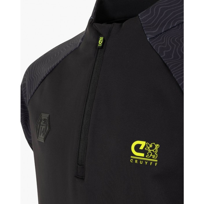 Cruyff Ki Icon zip top zwart | Freewear Ki Icon zip top - www.freewear.nl - Freewear
