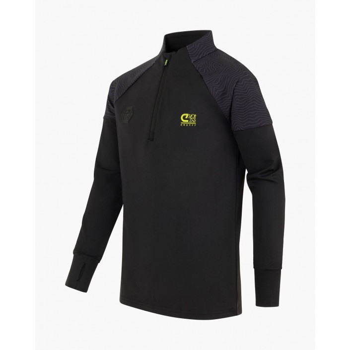 Cruyff Ki Icon zip top zwart | Freewear Ki Icon zip top - www.freewear.nl - Freewear