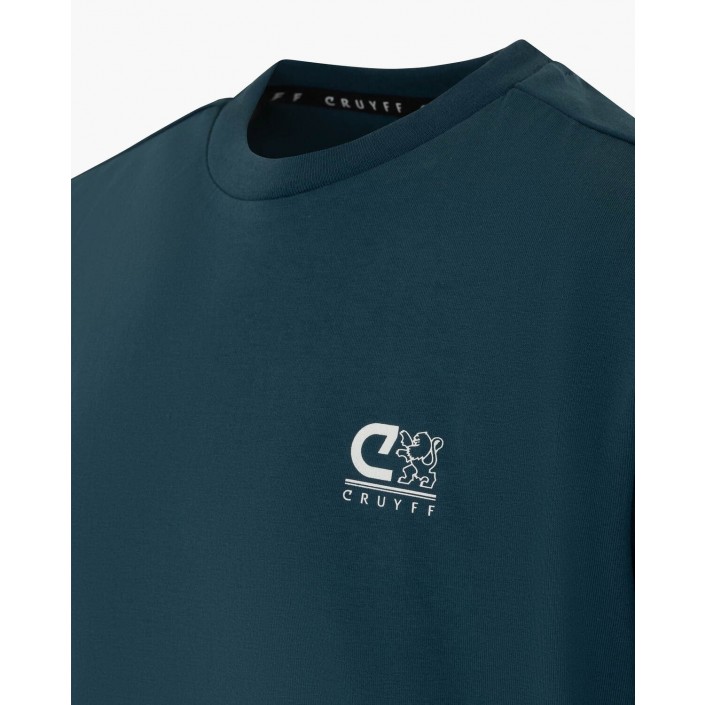 Cruyff Ki Vital Tee teal | Freewear Ki Vital Tee - www.freewear.nl - Freewear