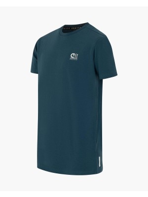 Cruyff Ki Vital Tee teal | Freewear Ki Vital Tee - www.freewear.nl - Freewear