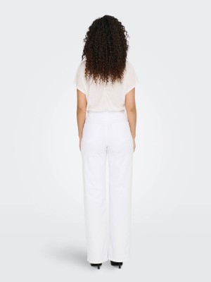 Only ONLJUICY HW WIDE LEG white | Freewear ONLJUICY HW WIDE LEG - www.freewear.nl - Freewear