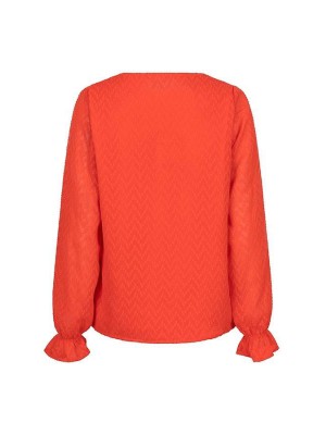 Lofty Manner Blouse Jip coral | Freewear Blouse Jip - www.freewear.nl - Freewear