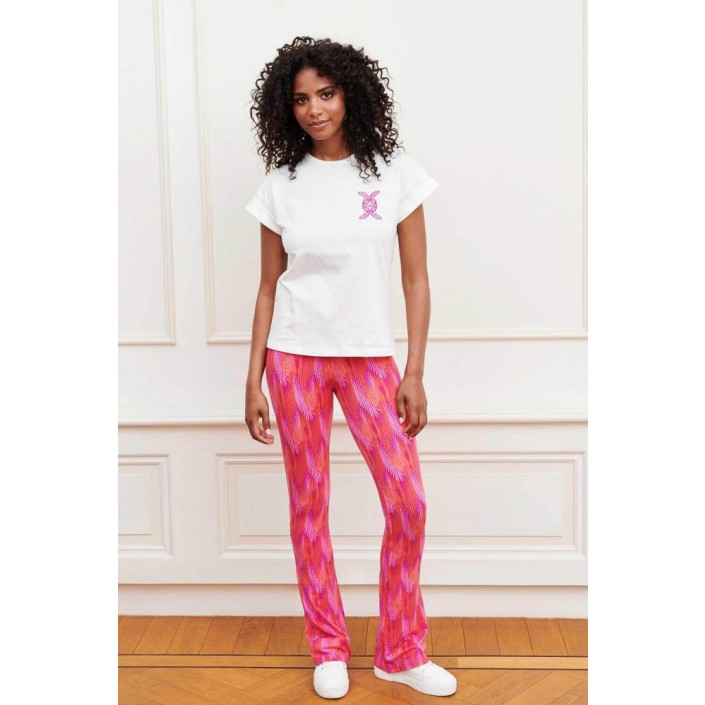 Lofty Manner T-shirt Luca white | Freewear T-shirt Luca - www.freewear.nl - Freewear