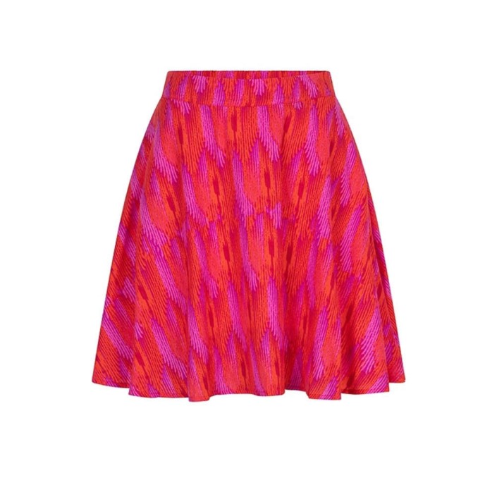 Lofty Manner Skirt Lotte feather print | Freewear Skirt Lotte - www.freewear.nl - Freewear