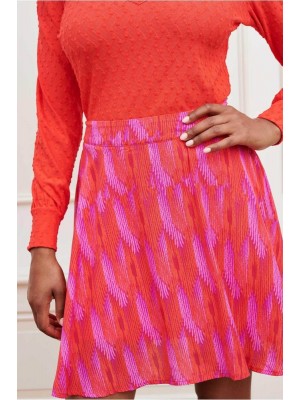 Lofty Manner Skirt Lotte feather print | Freewear Skirt Lotte - www.freewear.nl - Freewear