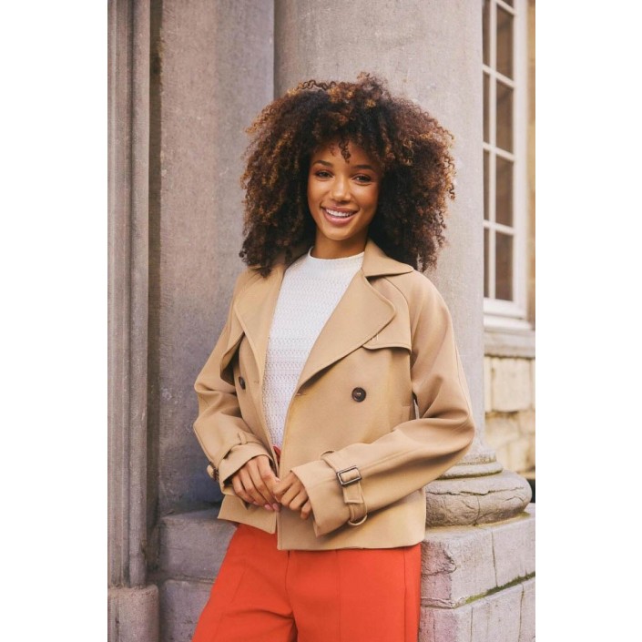 Lofty Manner Jacket Siem beige | Freewear Jacket Siem - www.freewear.nl - Freewear