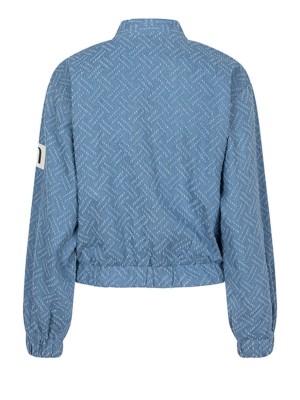 Lofty Manner Bomber Senna denim blue | Freewear Bomber Senna - www.freewear.nl - Freewear