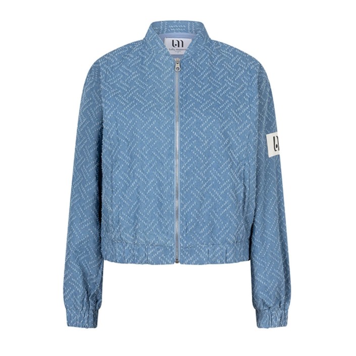 Lofty Manner Bomber Senna denim blue | Freewear Bomber Senna - www.freewear.nl - Freewear
