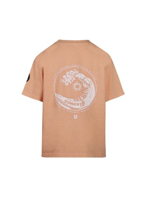 No Way Monday Ki T-shirt ss soft orange | Freewear Ki T-shirt ss - www.freewear.nl - Freewear