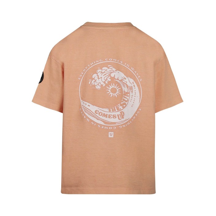 No Way Monday Ki T-shirt ss soft orange | Freewear Ki T-shirt ss - www.freewear.nl - Freewear