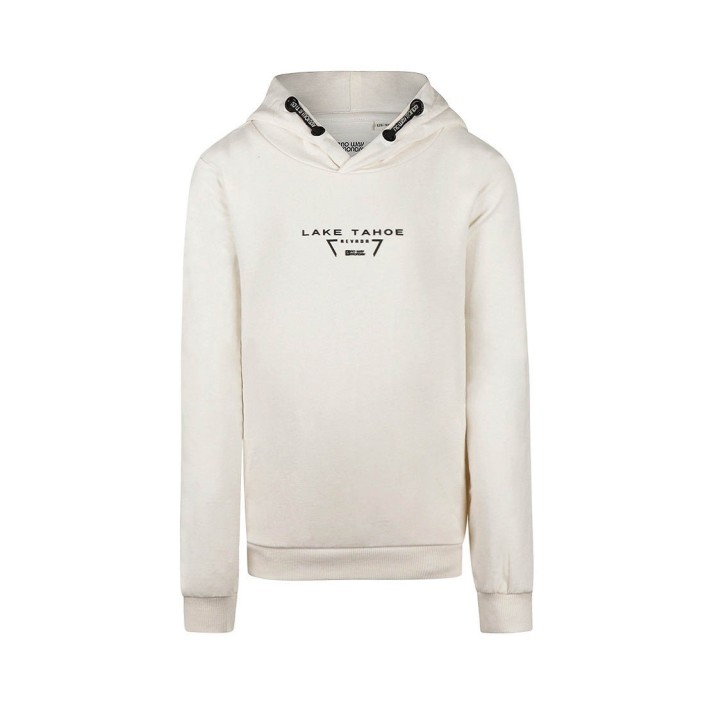 No Way Monday Ki Sweater with hood off white | Freewear Ki Sweater with hood - www.freewear.nl - Freewear
