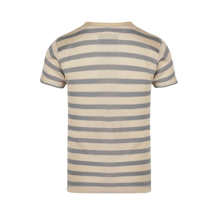 Koko Noko Ki T-shirt ss streep off white | Freewear Ki T-shirt ss streep - www.freewear.nl - Freewear