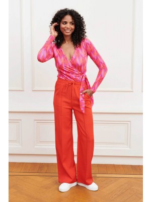 Lofty Manner Trouser Lauren coral | Freewear Trouser Lauren - www.freewear.nl - Freewear