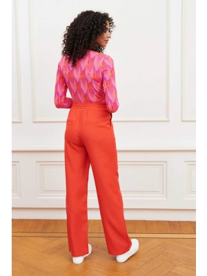 Lofty Manner Trouser Lauren coral | Freewear Trouser Lauren - www.freewear.nl - Freewear
