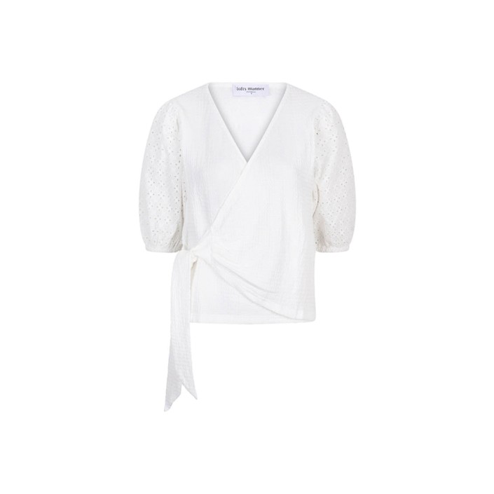 Lofty Manner Top Nicola white | Freewear Top Nicola - www.freewear.nl - Freewear
