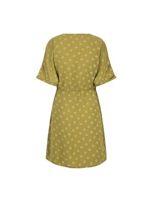 Lofty Manner Dress Gulia green | Freewear Dress Gulia - www.freewear.nl - Freewear
