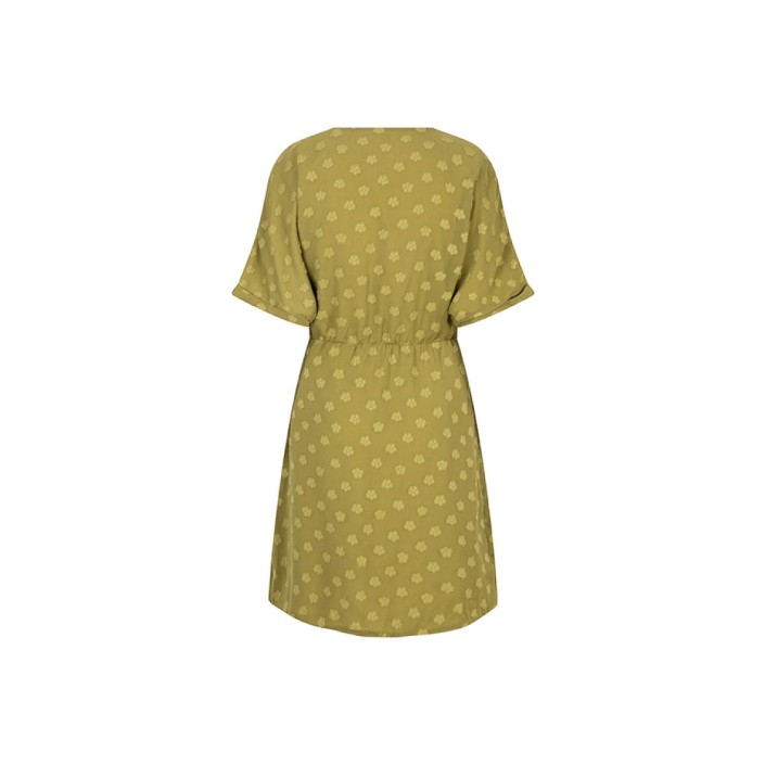 Lofty Manner Dress Gulia green | Freewear Dress Gulia - www.freewear.nl - Freewear