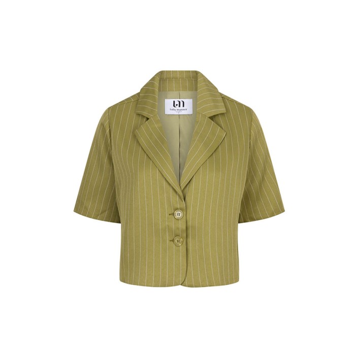 Lofty Manner Blazer Camila green | Freewear Blazer Camila - www.freewear.nl - Freewear
