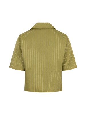 Lofty Manner Blazer Camila green | Freewear Blazer Camila - www.freewear.nl - Freewear