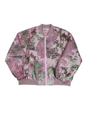 Freewear Bomber Jack print oud roze | Freewear